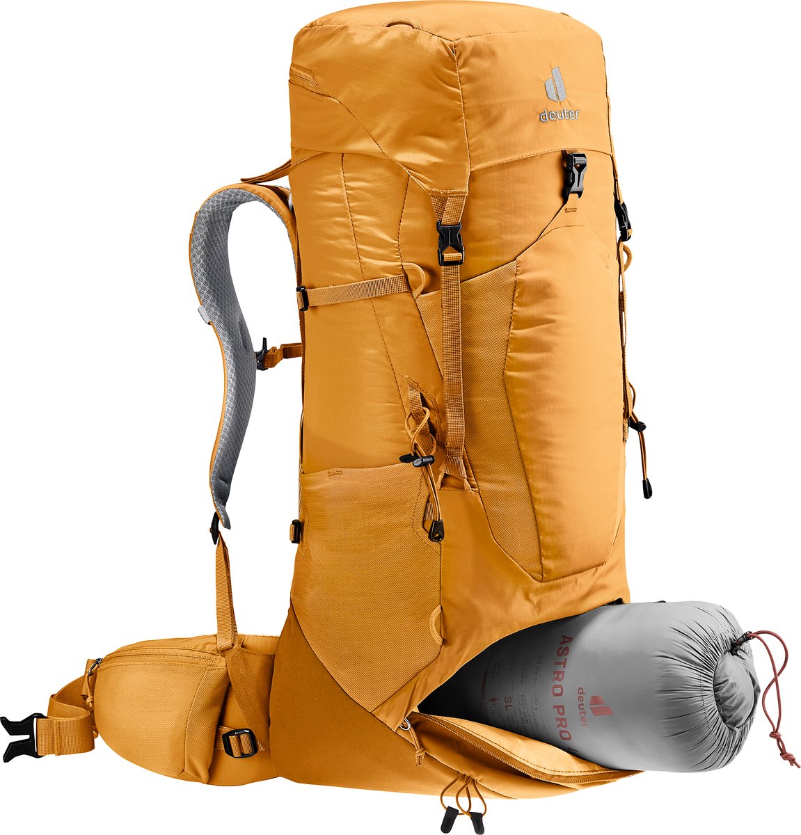 Rucsac Munte Barbati Deuter Aircontact Lite 40 + 10 Amber-Maple