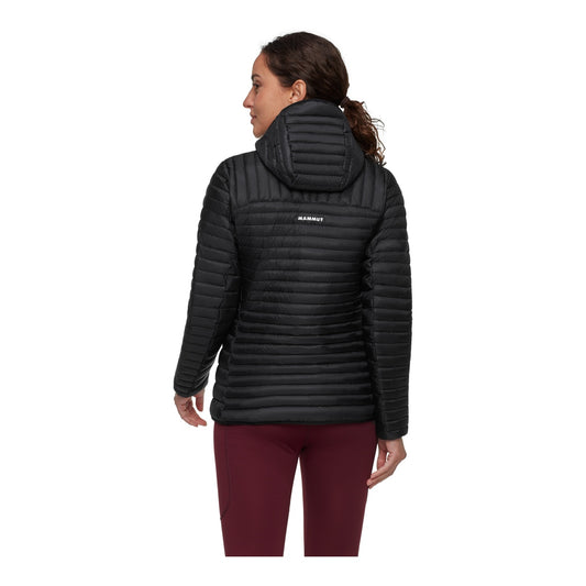 Geaca Puf Femei Mammut Broad Peak Light IN Hooded Black