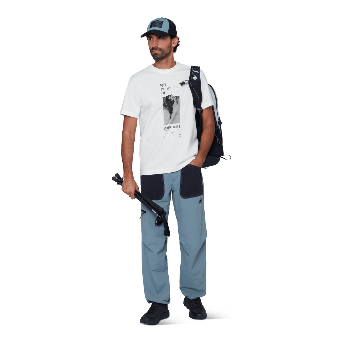 Tricou Barbati Mammut Base Hand Alb