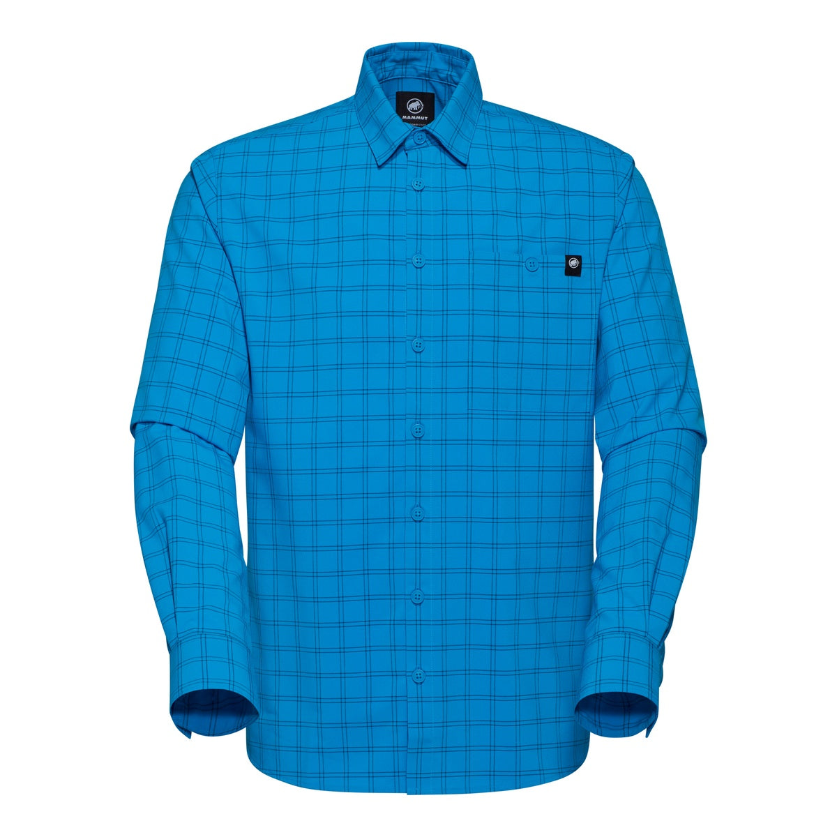 Camasa Barbati Mammut Lenni Longsleeve Glacier Blue-Marine