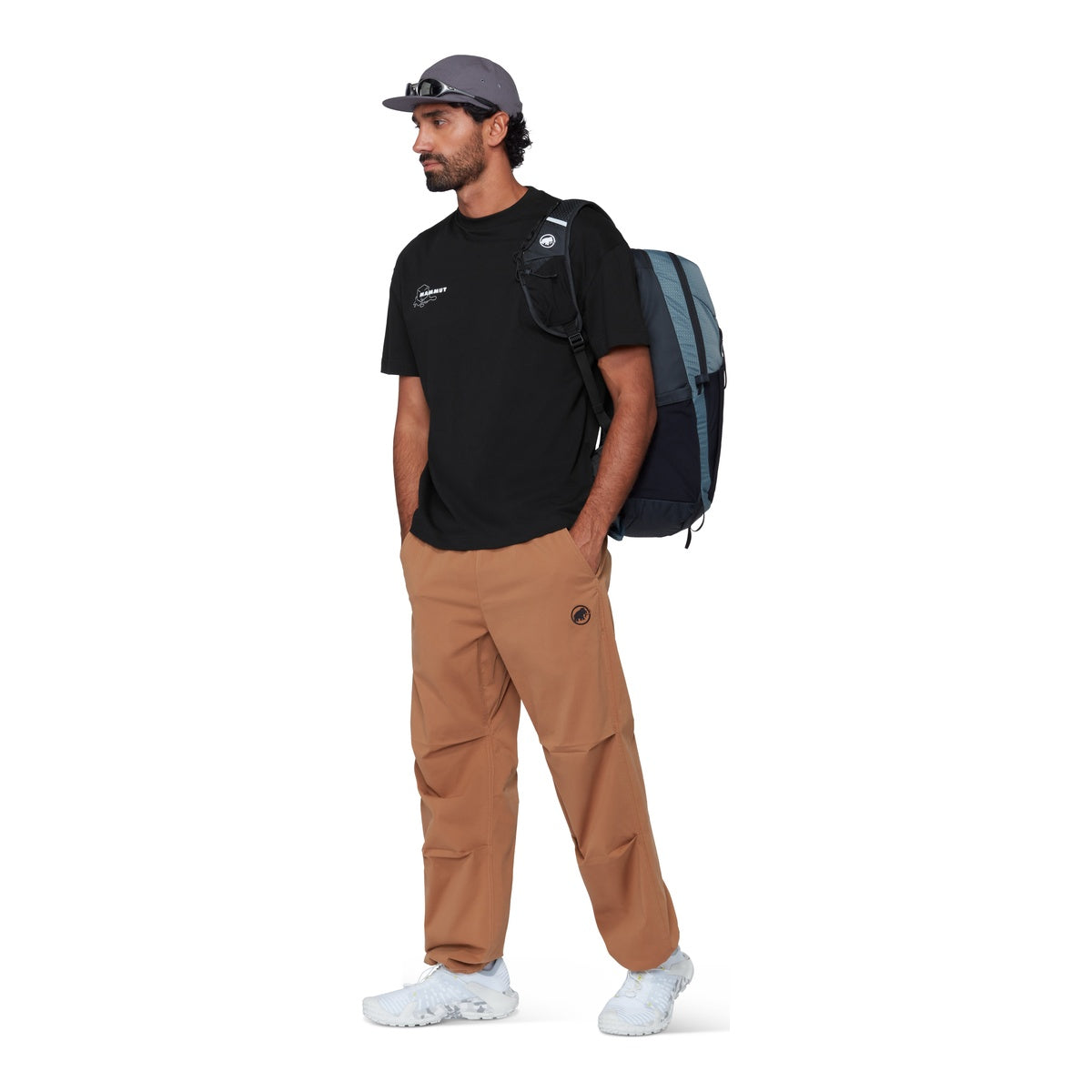 Tricou Barbati Mammut Base Relaxed Glacier Negru