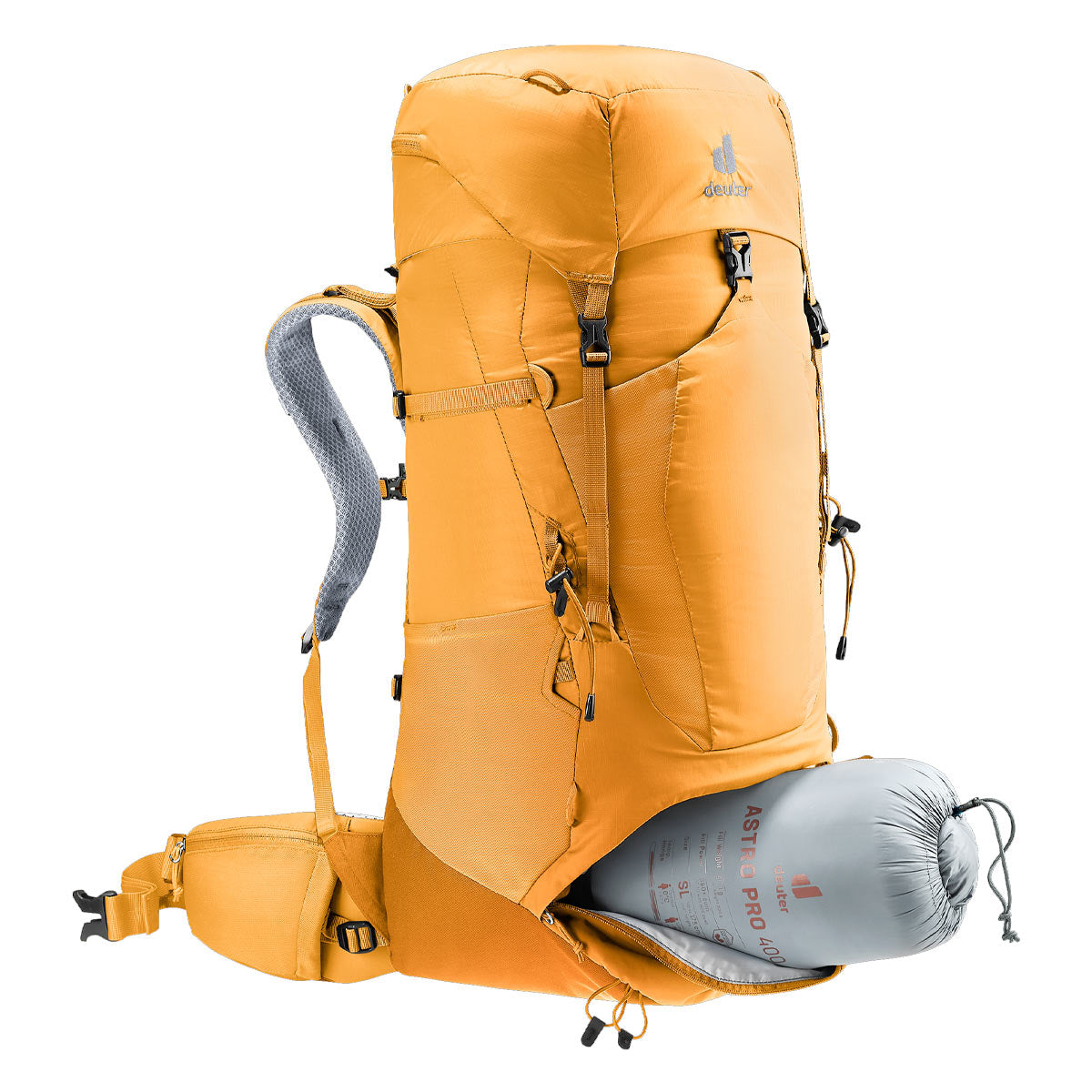 Rucsac Barbati Deuter Aircontact Lite 50+10L Amber/Maple