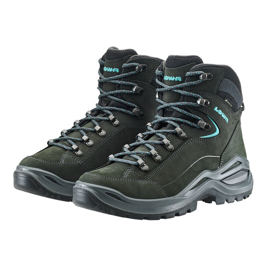 Bocanci Drumetie Femei Lowa Renegade Evo GTX MID Asphalt-Turquoise