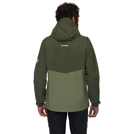 Jacheta Barbati Mammut Alto Guide Hs Hooded Marsh-Dark Marsh