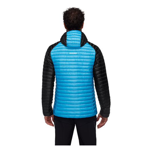 JACHETA BARBATI AENERGY IN HOODED GLACIER BLUE-BLACK