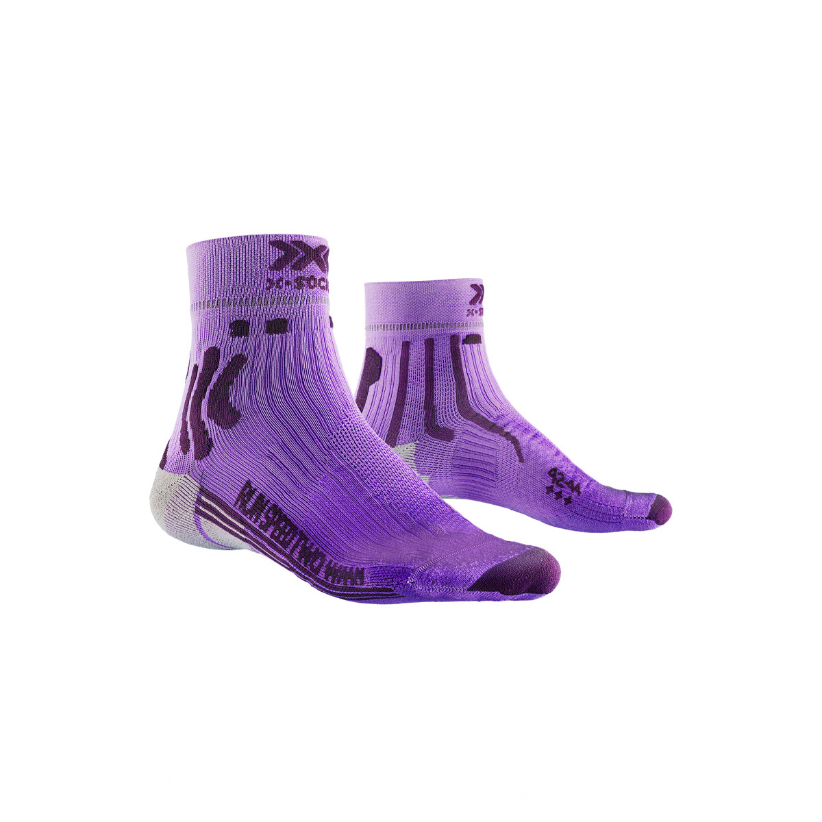 Sosete X-Bionic Run Speed Two 4.0 Invent Lavander/Arctic White