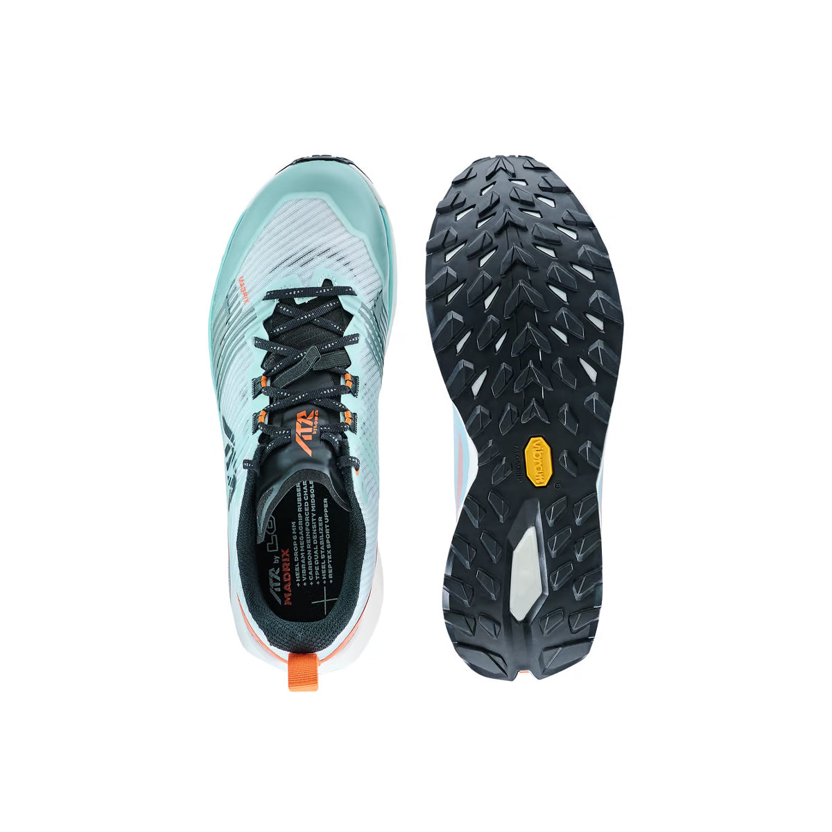 Pantofi Alergare Trail Barbati Lowa Madrix Misty Blue/Orange