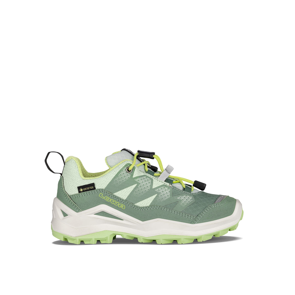 Pantofi Drumetie Copii Lowa Maddox PRO GTX Lo SMK Green/MLK GReen