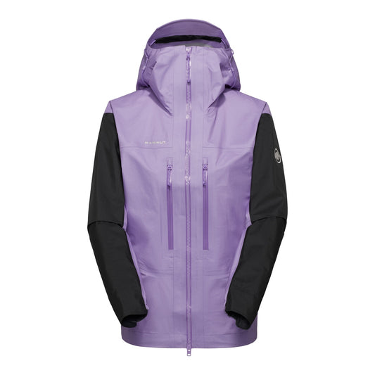 Jacheta Femei Mammut Taiss Light HS Hooded Lavandin-Black