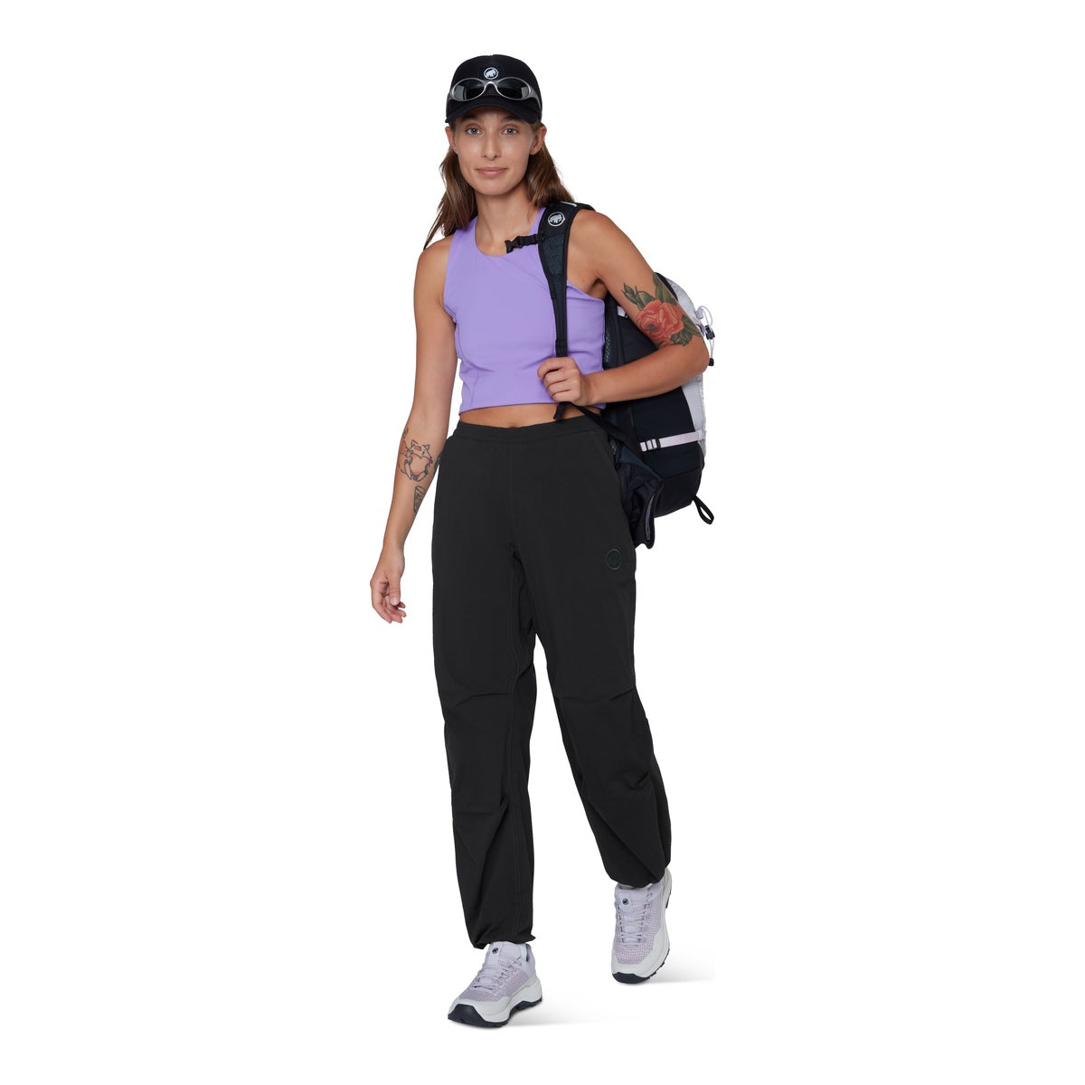Pantaloni Femei Mammut Crag Climbing Black