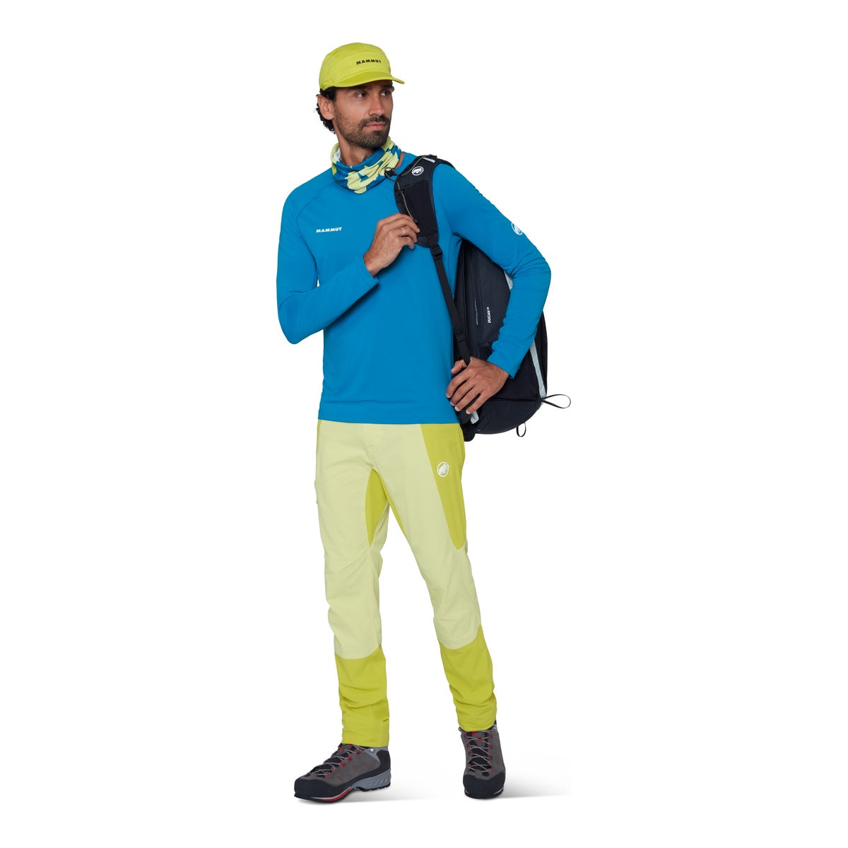 Bluza Barbati Mammut Ducan FL Longsleeve Glacier Blue