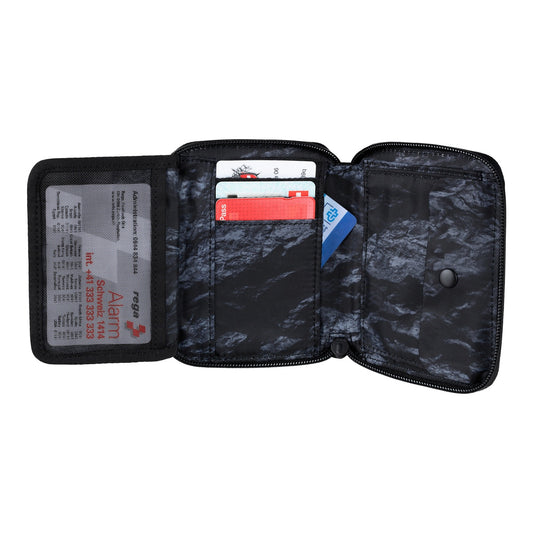 Portofel Unisex Seon Zip Black