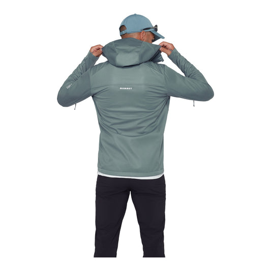 Jacheta Softshell Barbati Mammut Ultimate VIII SO Hooded Strata-Black