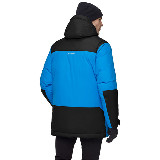 Jacheta Barbati Mammut Arctic In Hooded Parka Glacier Blue-Black