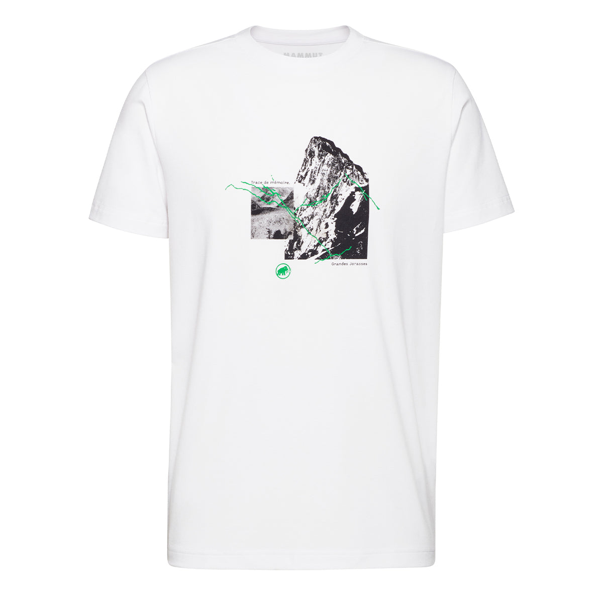 Tricou Barbati Mammut Mountain 4208M White