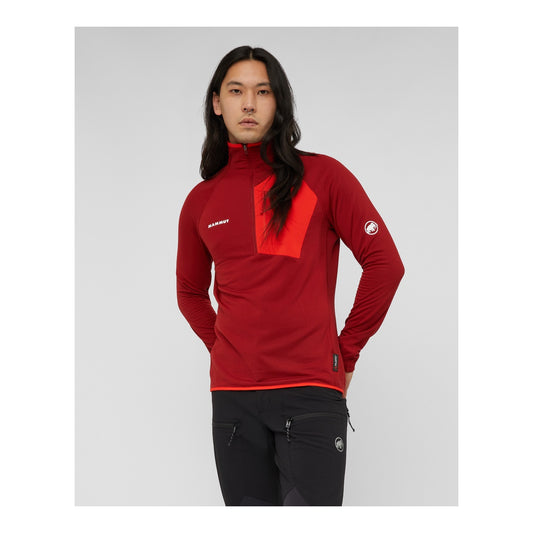 Polar Barbati Mammut Aenergy Light Ml Half Zip Pull Dark Mammut Red-Mammut Red