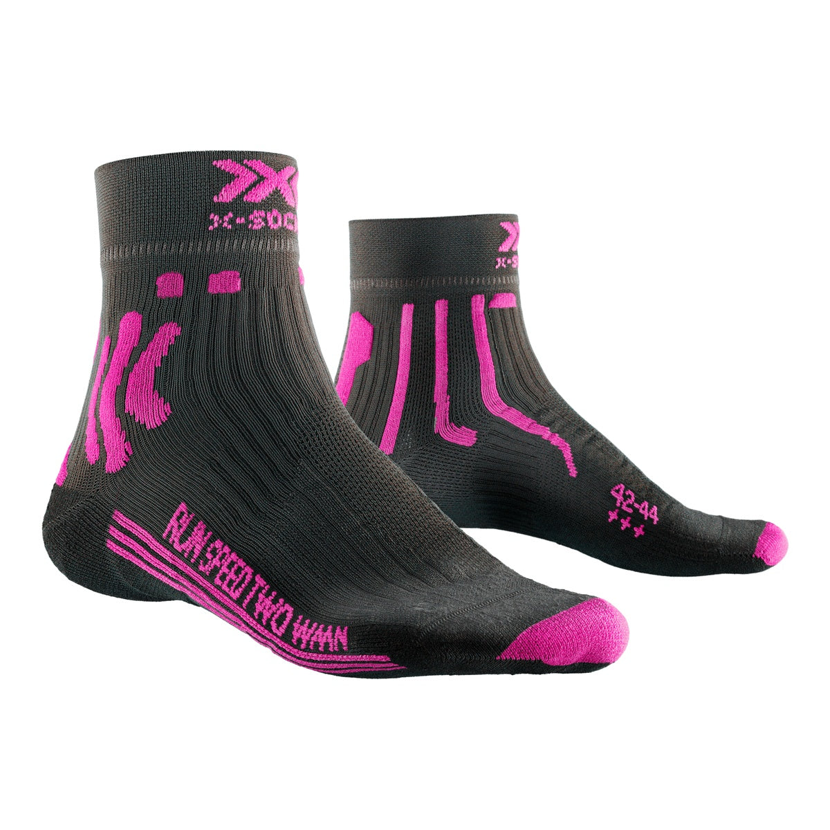 Sosete Alergare Femei X-Bionic Run Speed Two 4.0 Wmn Invent Lavender/Arctic White