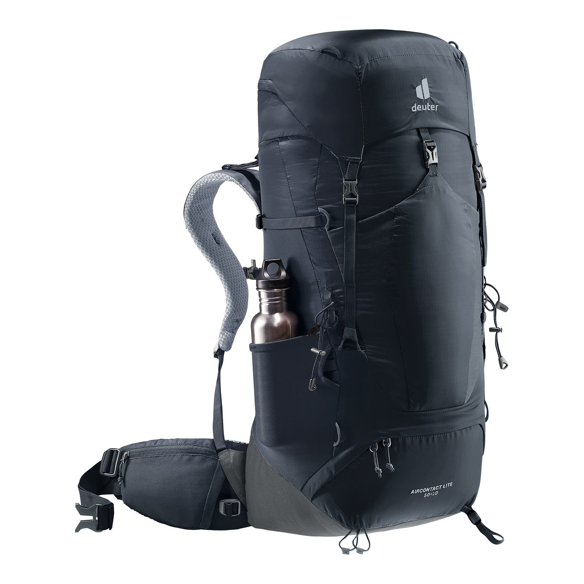 Rucsac Munte Barbati Deuter Aircontact Lite 50 + 10 Black-Graphite