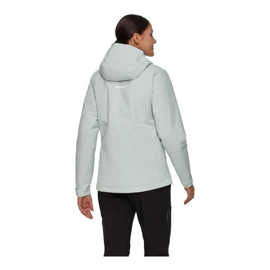 Jacheta Femei Mammut Linard Hs Thermo Hooded Silver Sage