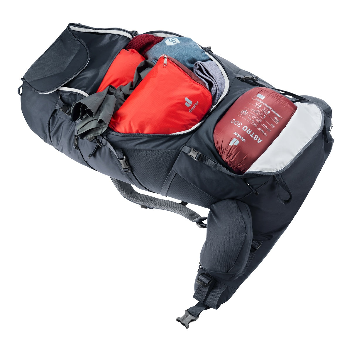 Rucsac Munte Barbati Deuter Aircontact Core 70+10 Black