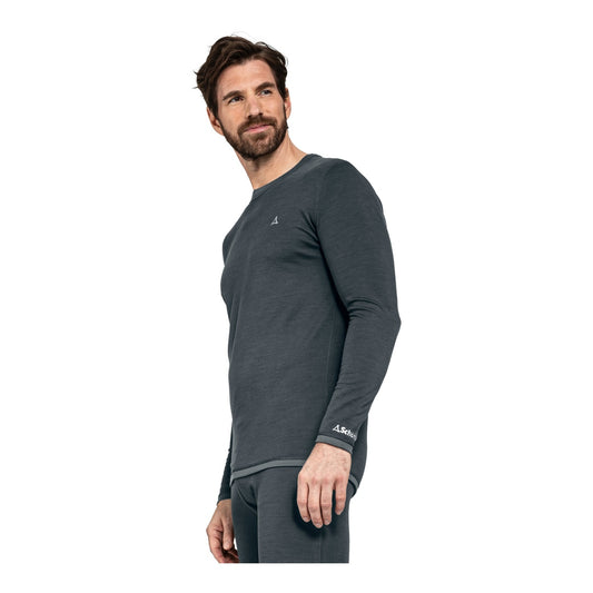 Bluza Termica Barbati Schoffel Merino Sport Pirate Black