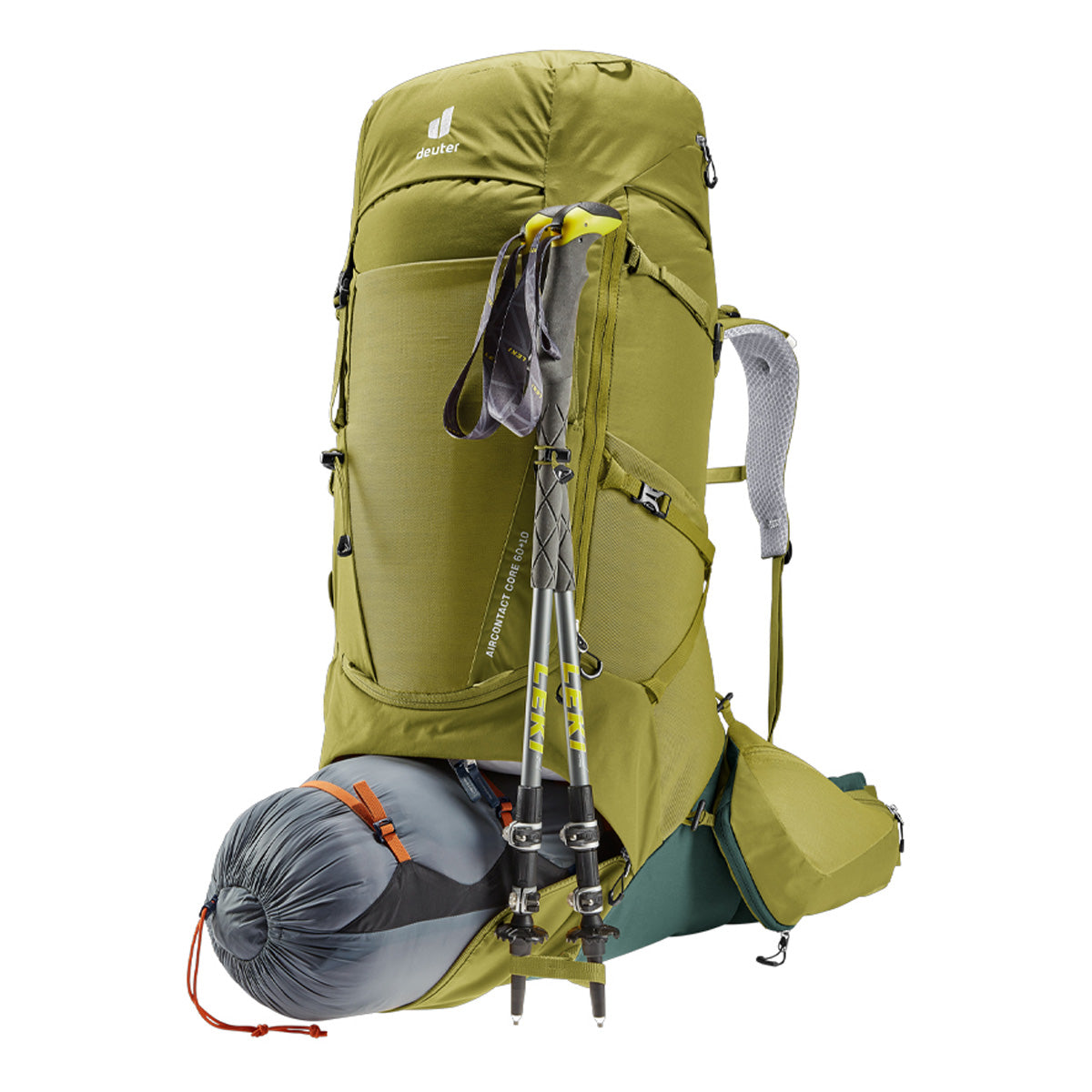 Rucsac Aircontact Core 60+10 Cactus-Ivy