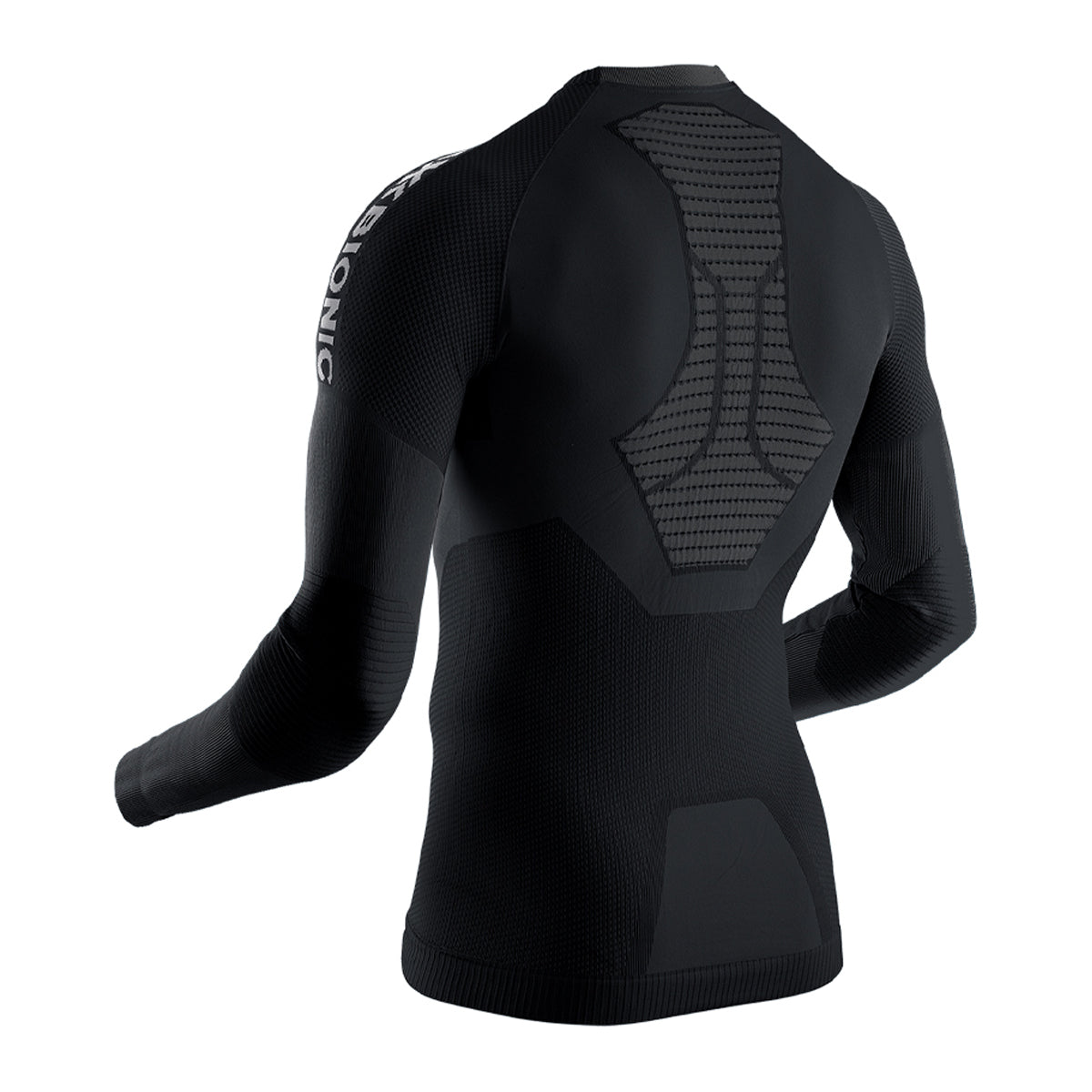 Bluza Barbati X-Bionic Invent 4.0 Running Black/Charcoal Black