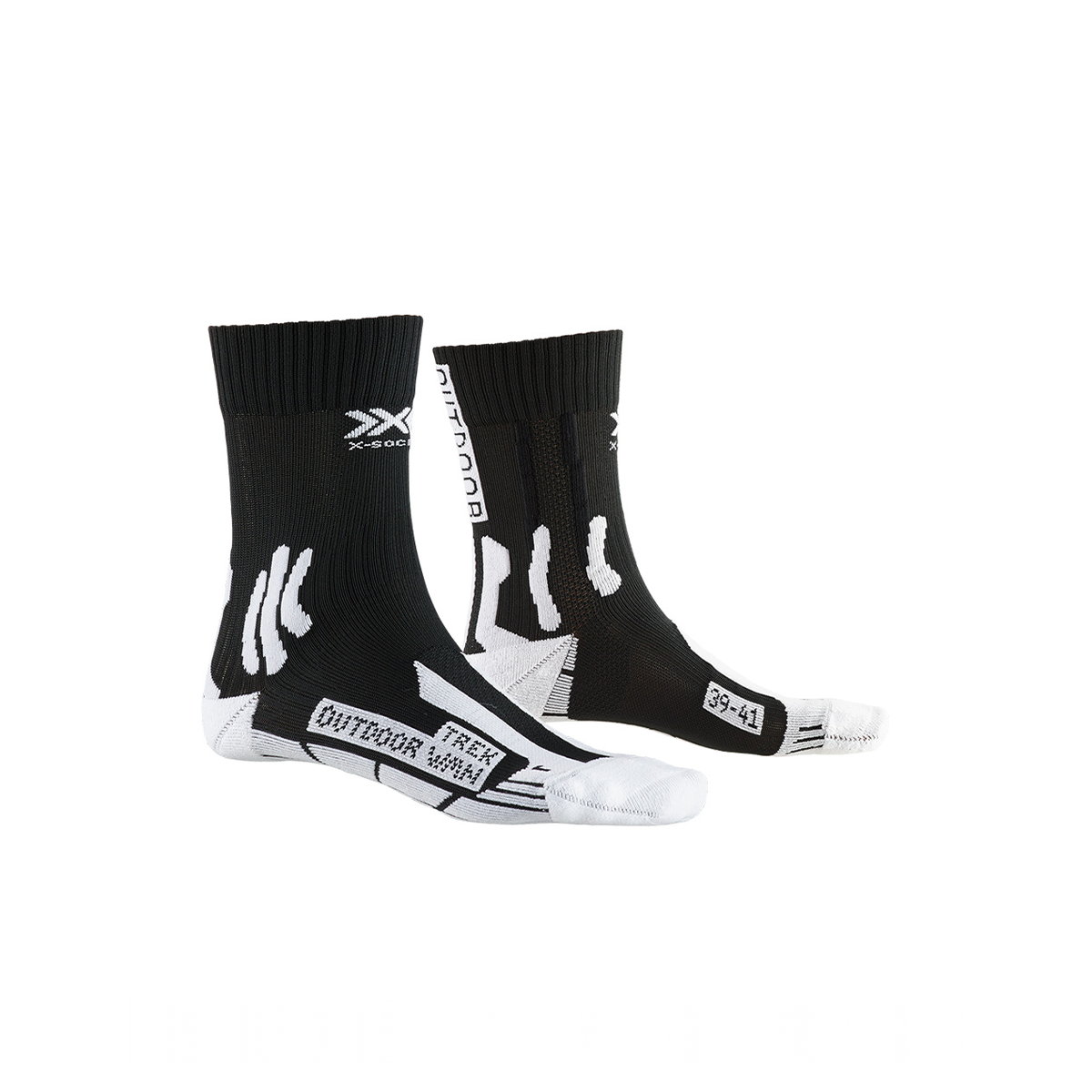 Sosete Femei X-BIONIC Trek Outdoor Opal Black-Arctic White