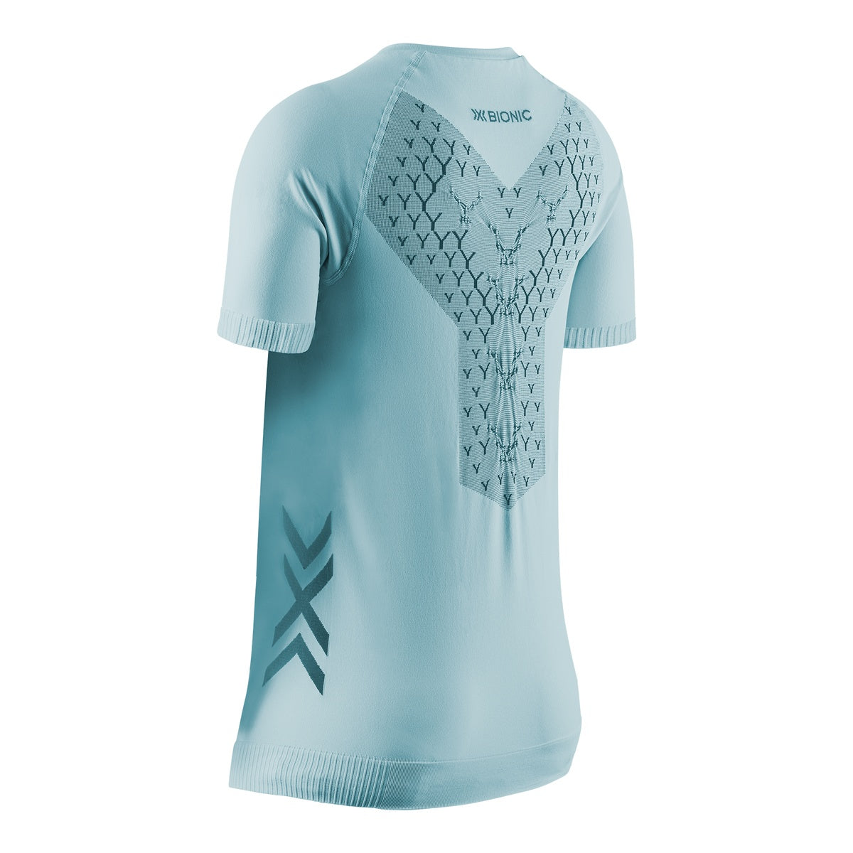 Tricou Femei X-Bionic Twyce Run Wmn Clearwater/Black