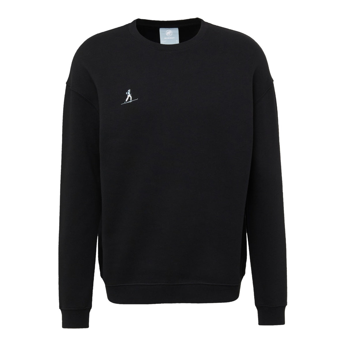 Bluza Barbati Mammut Base Ml Crew Neck Men Ski Tour Black