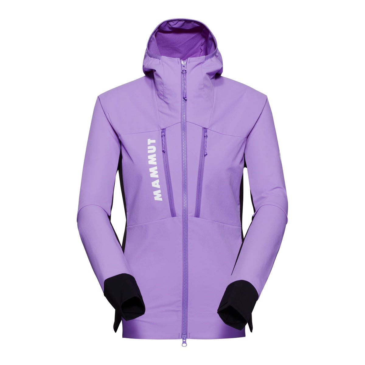 Jacheta Femei Mammut Aenergy So Hybrid Hooded Lavandin-Black