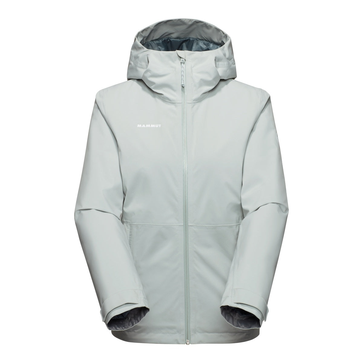 Jacheta Femei Mammut Linard Hs Thermo Hooded Silver Sage