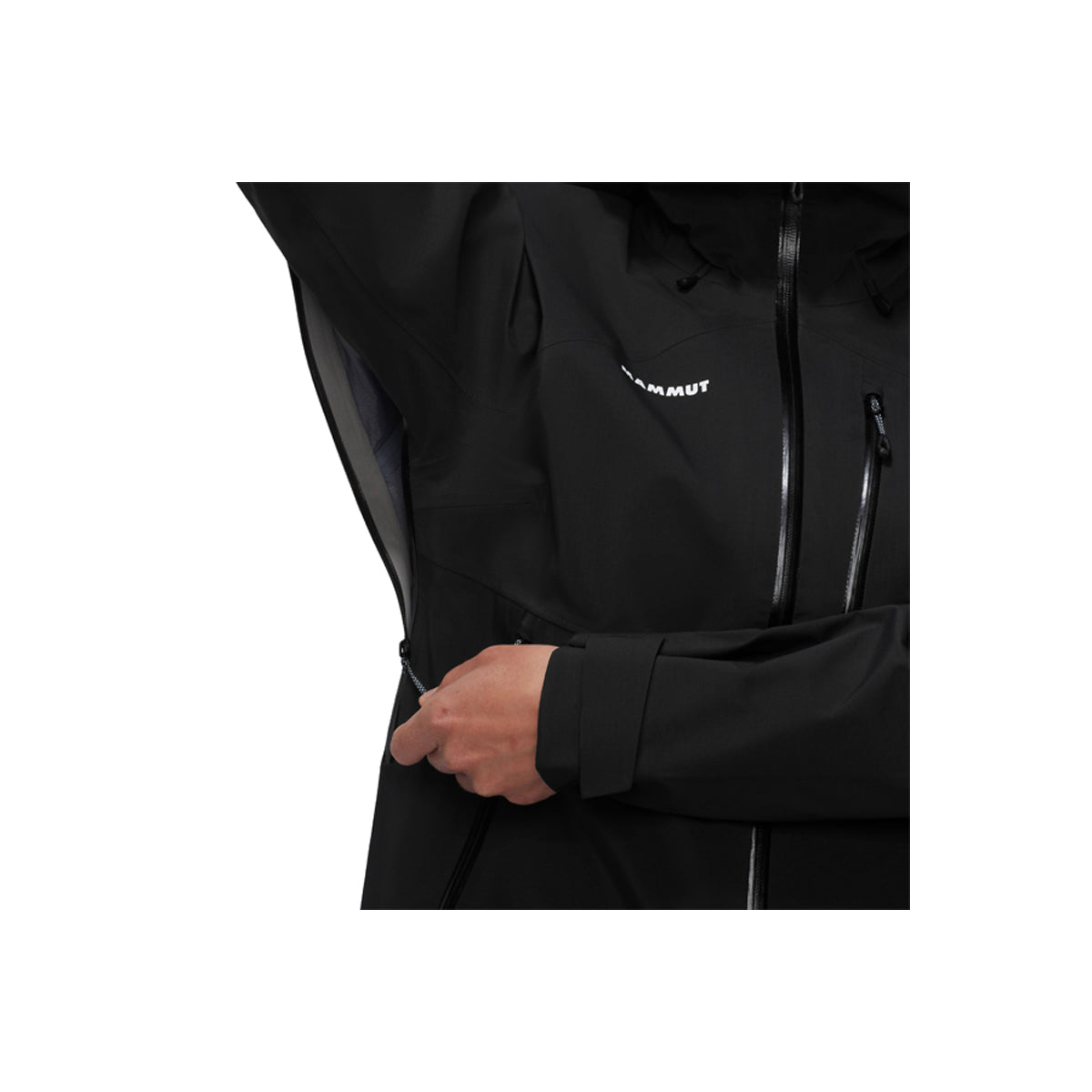 Jacheta Femei Mammut Alto Guide HS Hooded Black