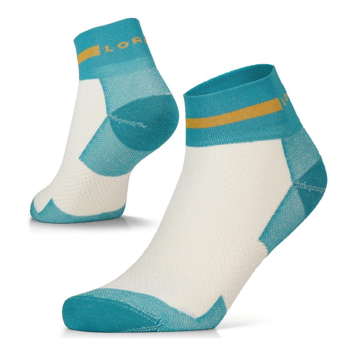 Sosete Alergare Lorpen T3 PRO SHORTY White