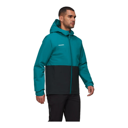 Jacheta Barbati Mammut Linard Hs Thermo Hooded Deep Teal-Black