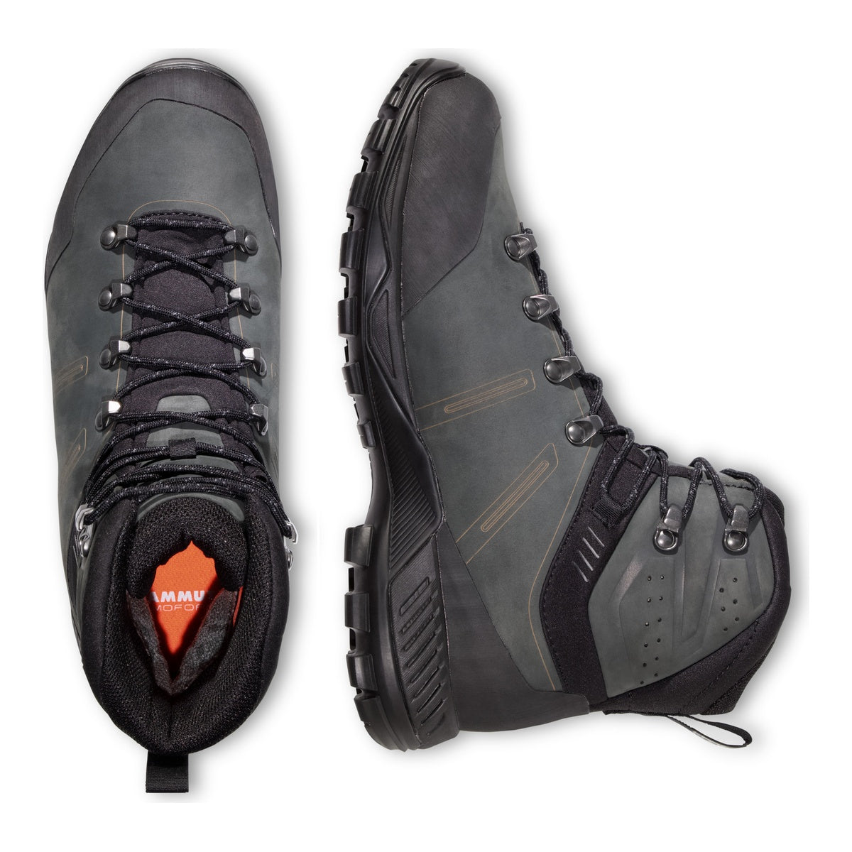 Bocanci Drumetie Barbati Mammut Mercury Tour II High GTX Black-Black