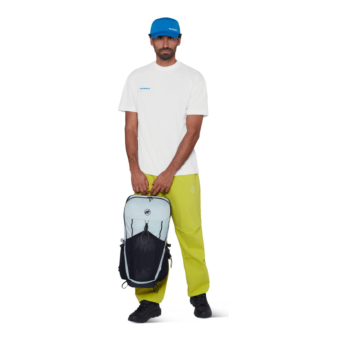 Tricou Barbati Mammut Base Relaxed Glacier Alb