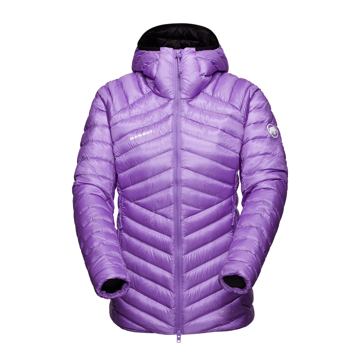 Jacheta Femei Mammut Broad Peak In Hooded Lavandin-Black