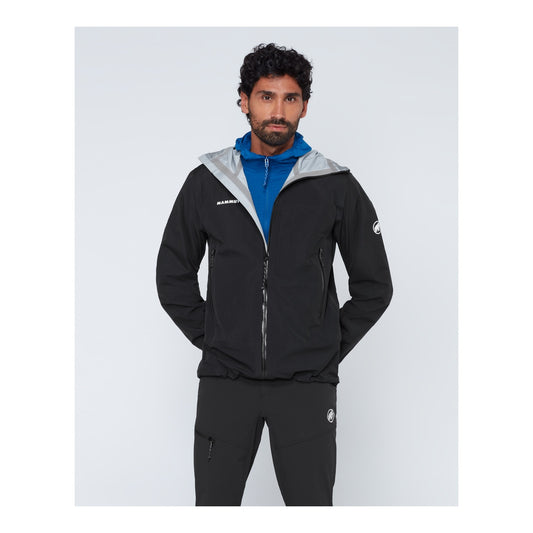 Jacheta Barbati Mammut Alto Guide HS Hooded Black