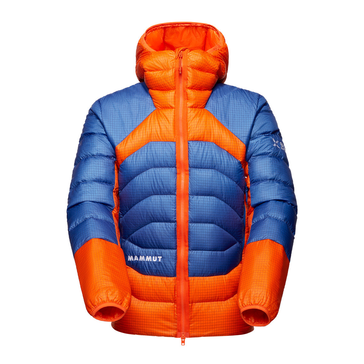 Jacheta Barbati Mammut Eiger Nordwand Light Down In Hooded Eiger Orange-Eiger Blue