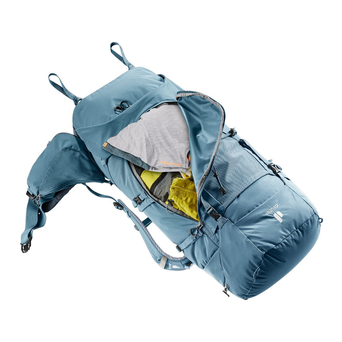 Rucsac Munte Barbati Deuter Aircontact Core 60+10 Graphite-Shale Blue