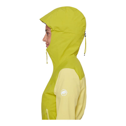Jacheta Femei Mammut Crag HS Hooded Yellow