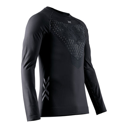 Bluza Barbati X-Bionic Twyce Run Ls Black/Charcoal