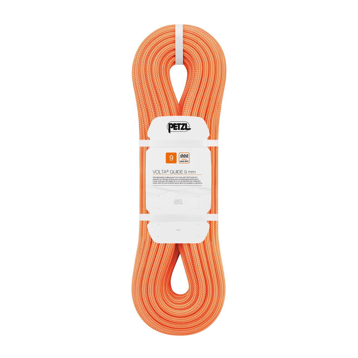 Coarda Dinamica Petzl Volta Guide 9 MM Orange 80M