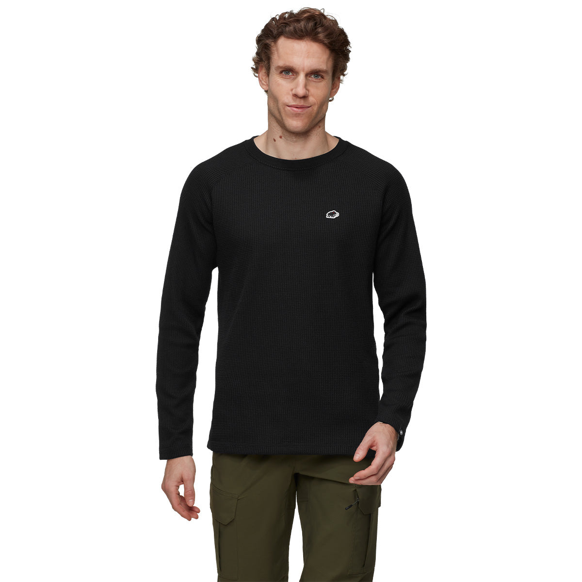 Bluza Unisex Mammut Waffle Black