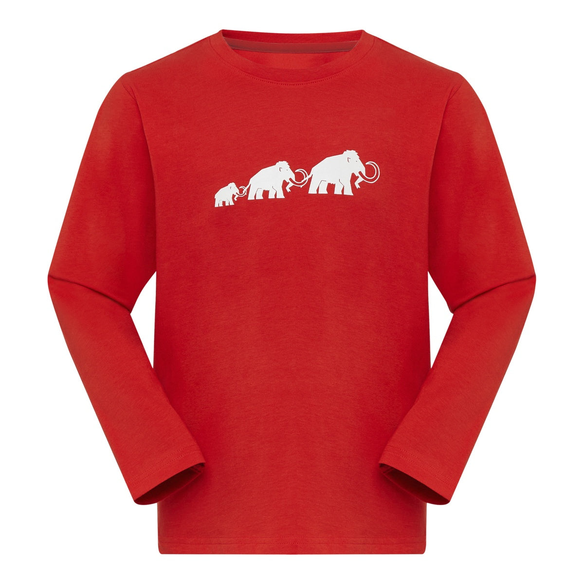 Bluza Copii Mammut Core Longsleeve Logo Mammut Red