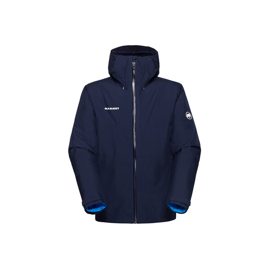 Jacheta Barbati Mammut Convey 3 in 1 HS Hooded Marine-Glacier Blue