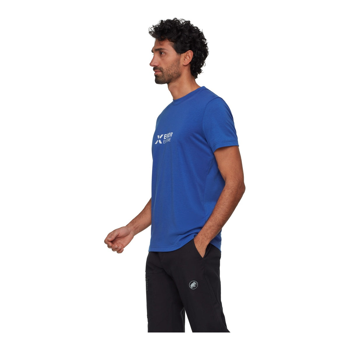 Tricou Barbati Mammut Eiger Logo Albastru