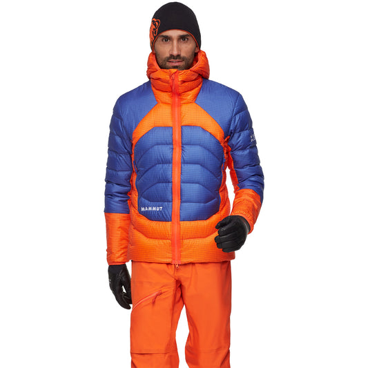 Jacheta Barbati Mammut Eiger Nordwand Light Down In Hooded Eiger Orange-Eiger Blue