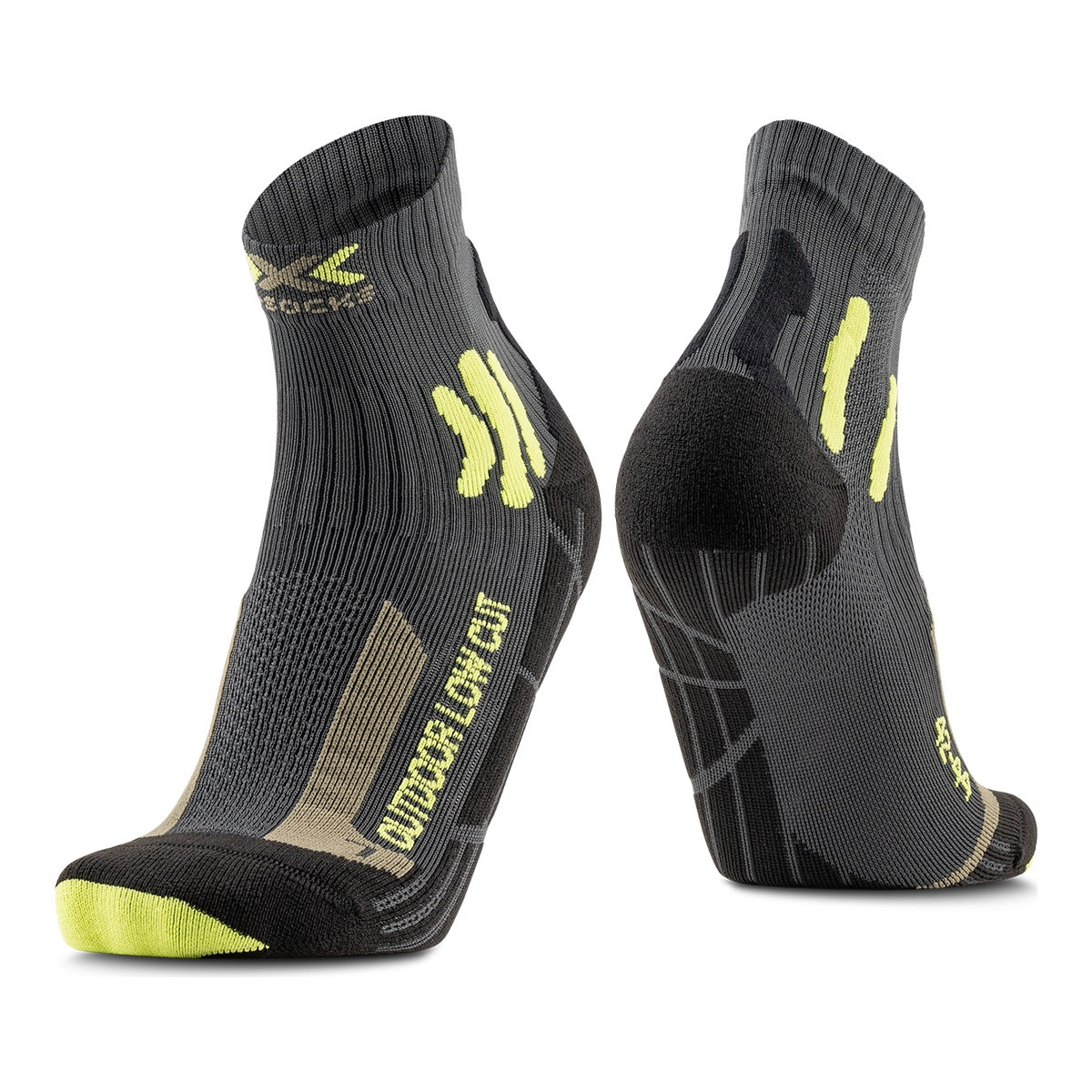 Sosete Drumetie X-Bionic Trek Outdoor Low Cut Anthracite/Lime